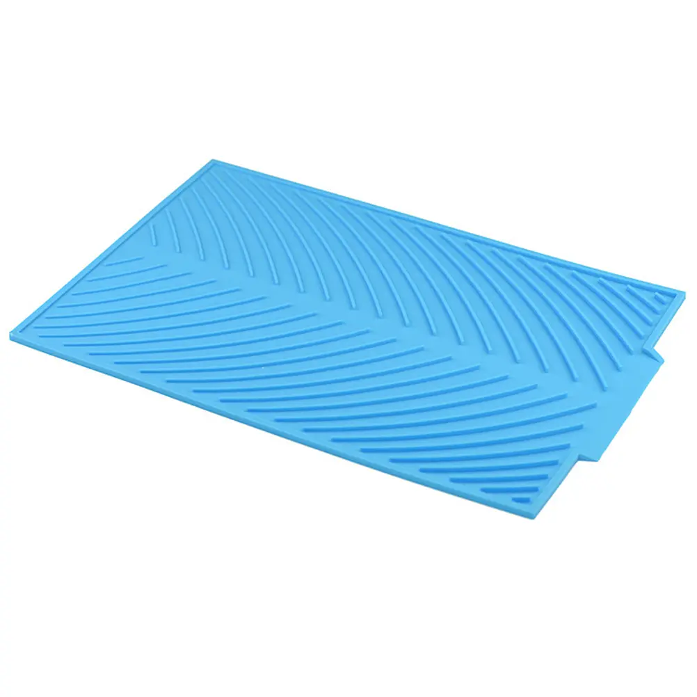 Multifunction Silicone Draining Mat Dish Drainer Absorbent Drying Kitchen Tools