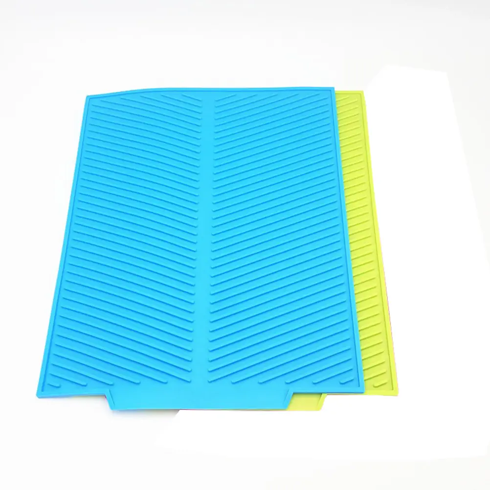 Multifunction Silicone Draining Mat Dish Drainer Absorbent Drying Kitchen Tools