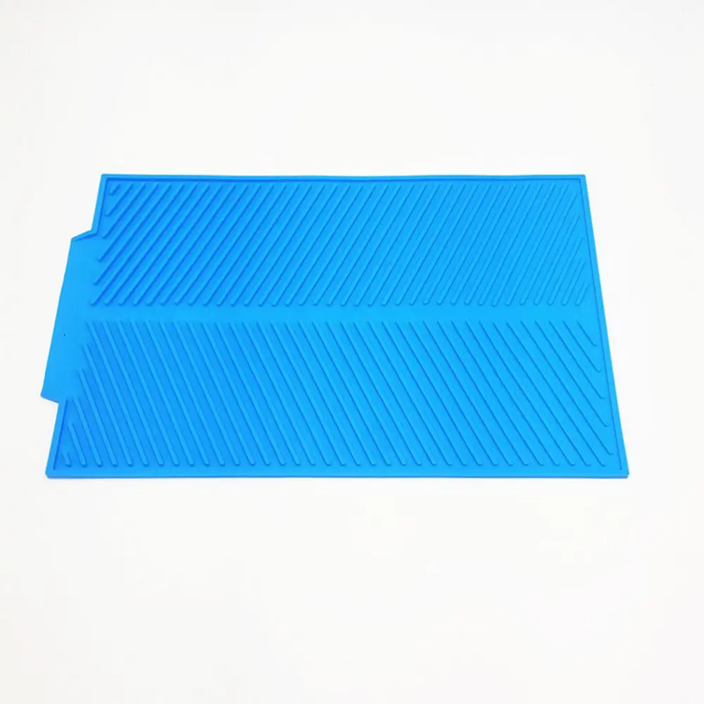 Multifunction Silicone Draining Mat Dish Drainer Absorbent Drying Kitchen Tools