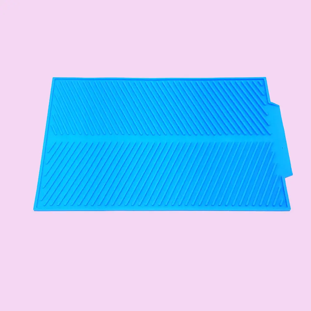 Multifunction Silicone Draining Mat Dish Drainer Absorbent Drying Kitchen Tools