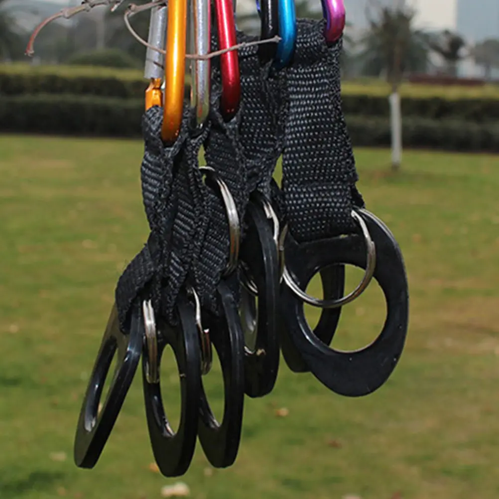 3pcs Water Bottle Buckle Lightweight Practical Small Travel Hooks Outdoor Carabiner Backpack Fishing Hiking Mountaineering