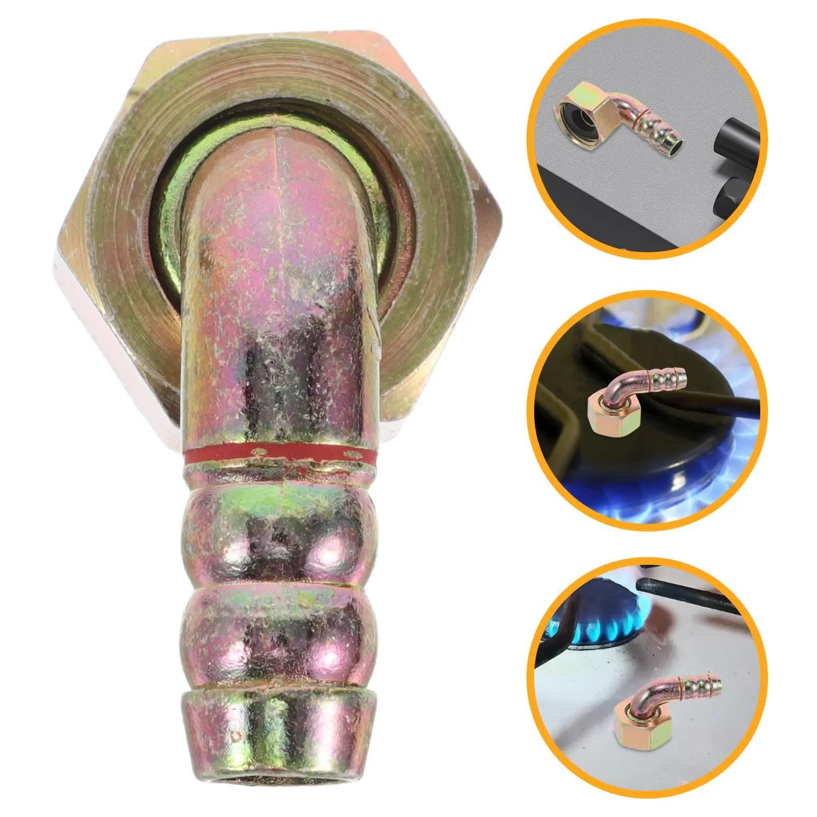 Gas Stove Universal Joint Connectors Hose Pipe Accessories Adaptor Fitting Elbow Cooker