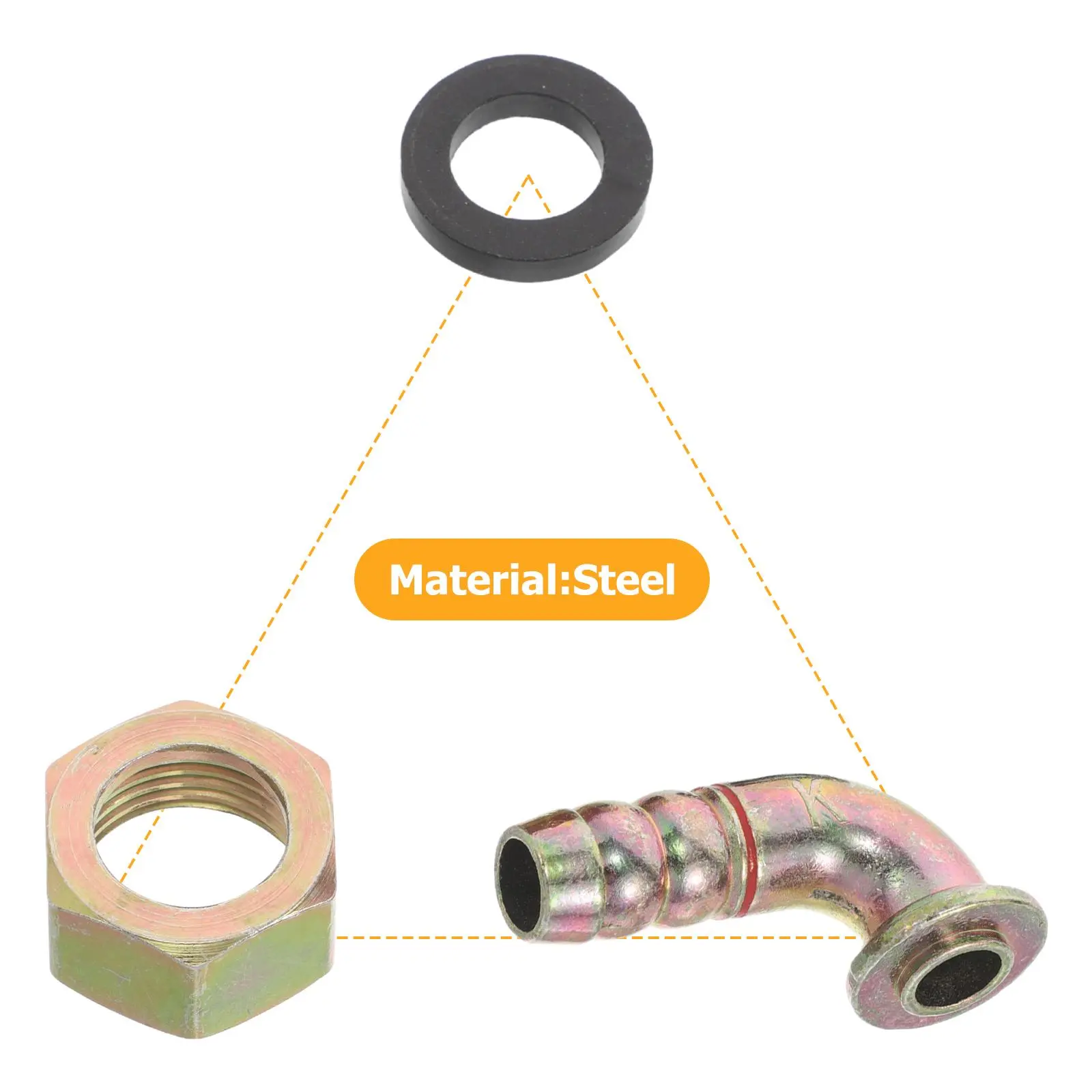Gas Stove Universal Joint Connectors Hose Pipe Accessories Adaptor Fitting Elbow Cooker