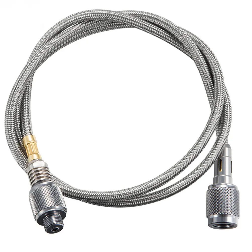 7075 Aluminum Propane Hose High Pressure Gas Stove Extension Tube Camping Supplies Picnic Adapter Outdoor BBQ Kitchen Bar
