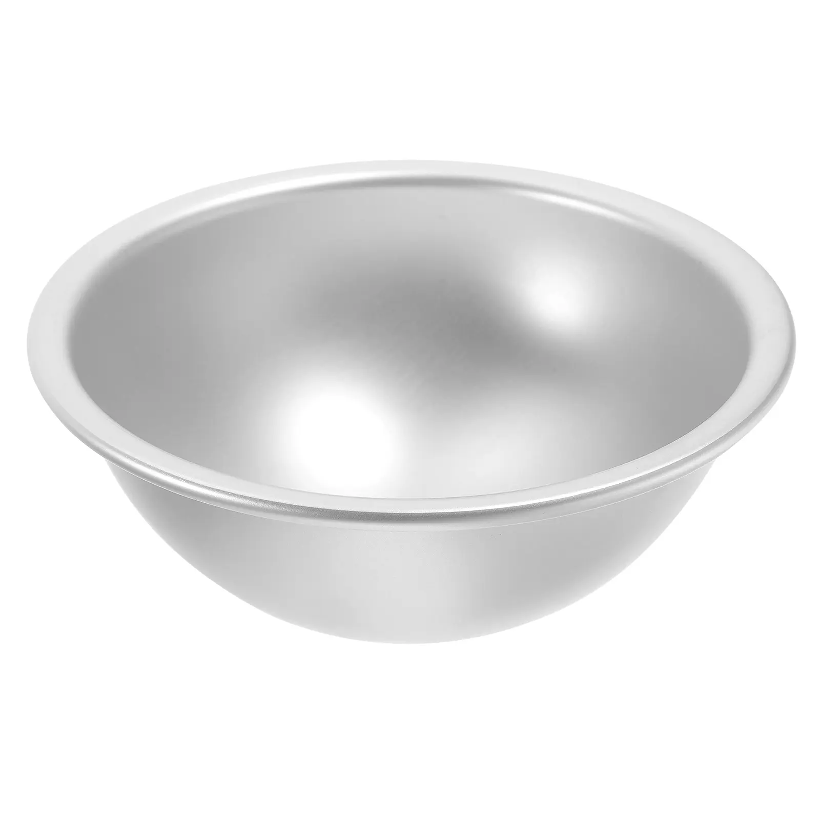 Hemisphere Cake Mold Aluminum Alloy Nonstick Baking Pan Dome Semicircle Cake Tin Round Cupcake Mold For Home Kitchen Silver