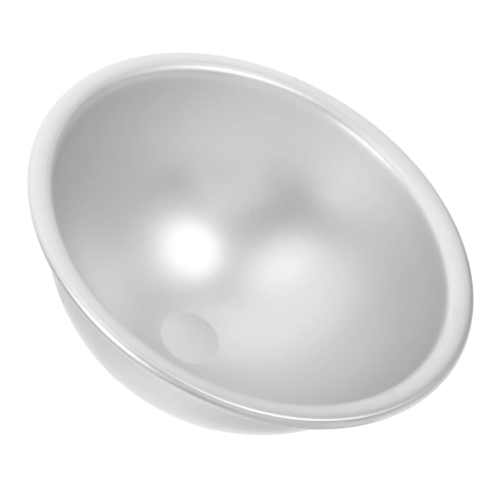 Hemisphere Cake Mold Aluminum Alloy Nonstick Baking Pan Dome Semicircle Cake Tin Round Cupcake Mold For Home Kitchen Silver