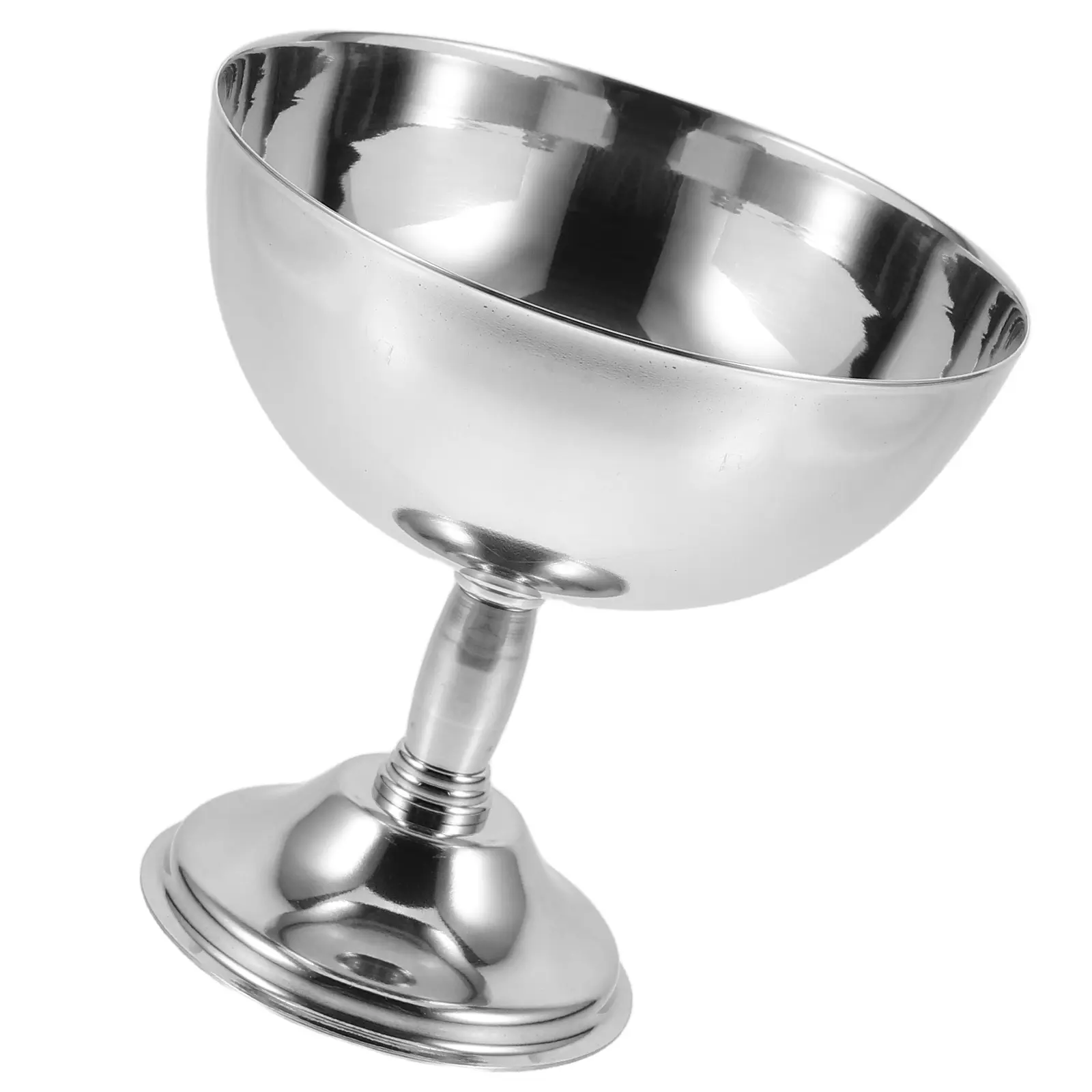Stainless Steel Ice Cream Cup Dessert 10Cm Salad Pudding Serving Bowl Elegant Design Easy Clean Nonstick Restaurant