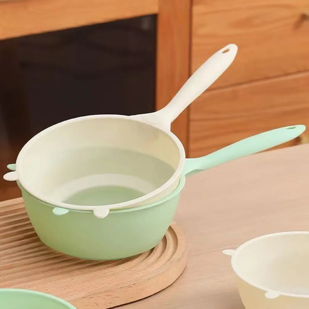2Pcs Washing Sieve Multifunctional Kitchen Colander Plastic Filter Basket Drain Water Store Fruits Rice Cleaner Rice Strainer