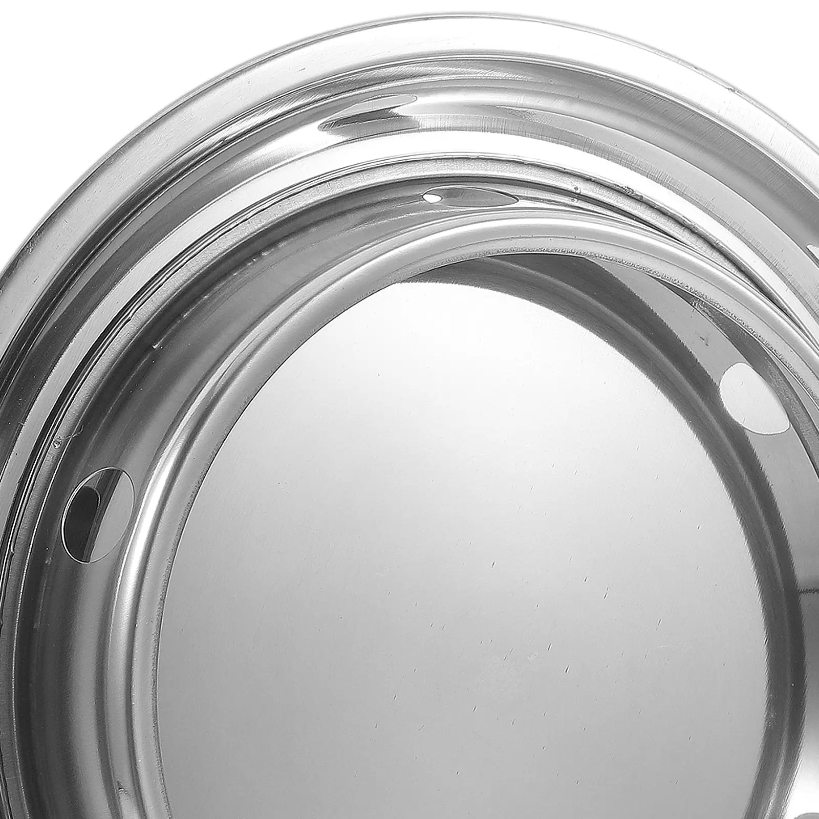Sturdy Stainless Steel Wok Pot St 24cm 26cm Reusable Pan Holder for Gas Hob Camping Countertop Kitchen Restaurant