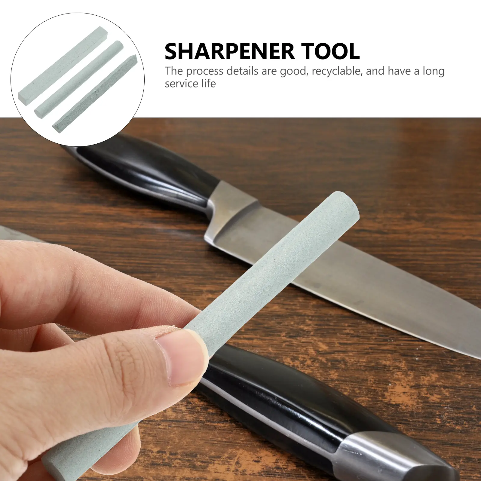 Carbide Grinding Stones Set For Home Sharpening Tools Three Shapes Sharpener Tool Abrasive Accessories