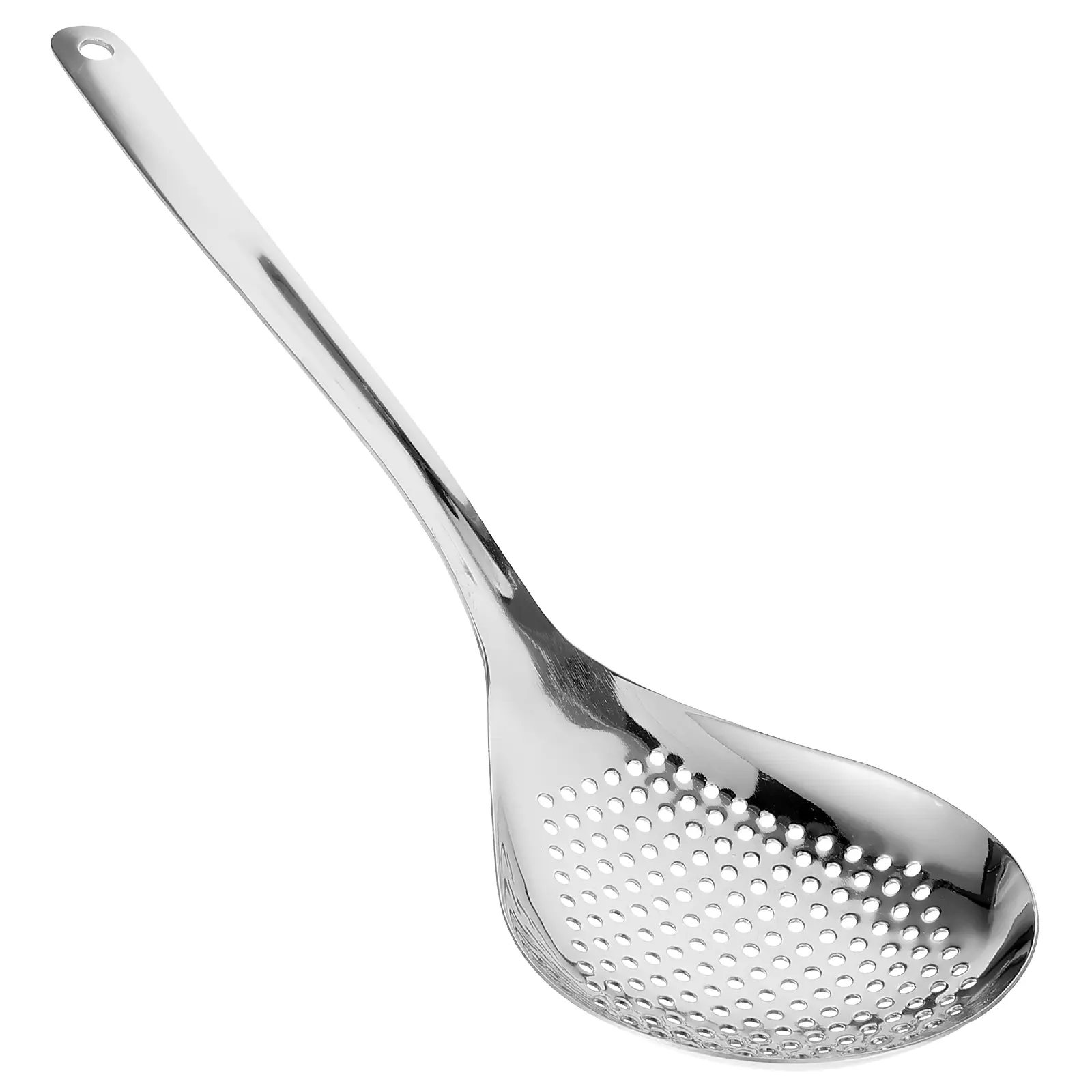 1 pc Stainless Steel Filter Lightweight Colander Spoon Household Kitchen Restaurant Rust Proof Strainer Multipurpose