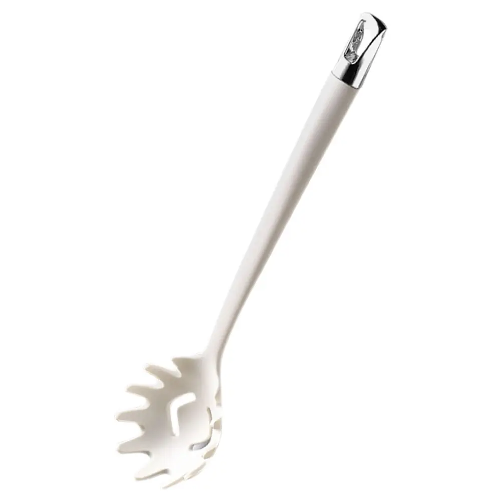 Silicone Noodle Ladle Pasta Strainer Spoons Lightweight Kitchen Tool Slotted Spoon Noodle Filter Smooth Edges Cooking