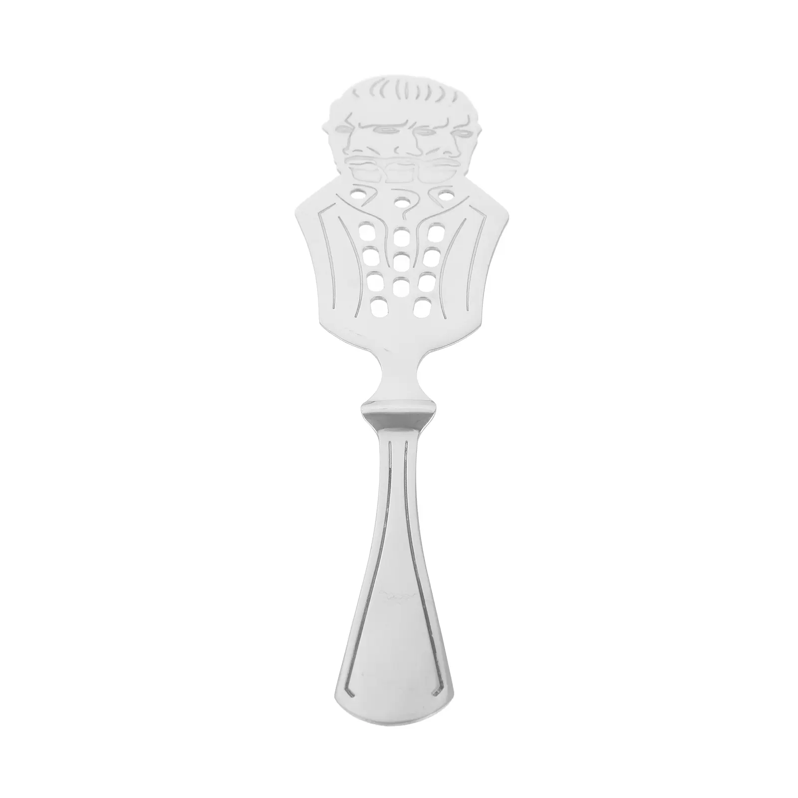 Bar Supply Hollow Bar Absinthe Spoon Sugar Cube Absinthe Fountain Stainless Steel Spoons Strainer Filtering Practical Present