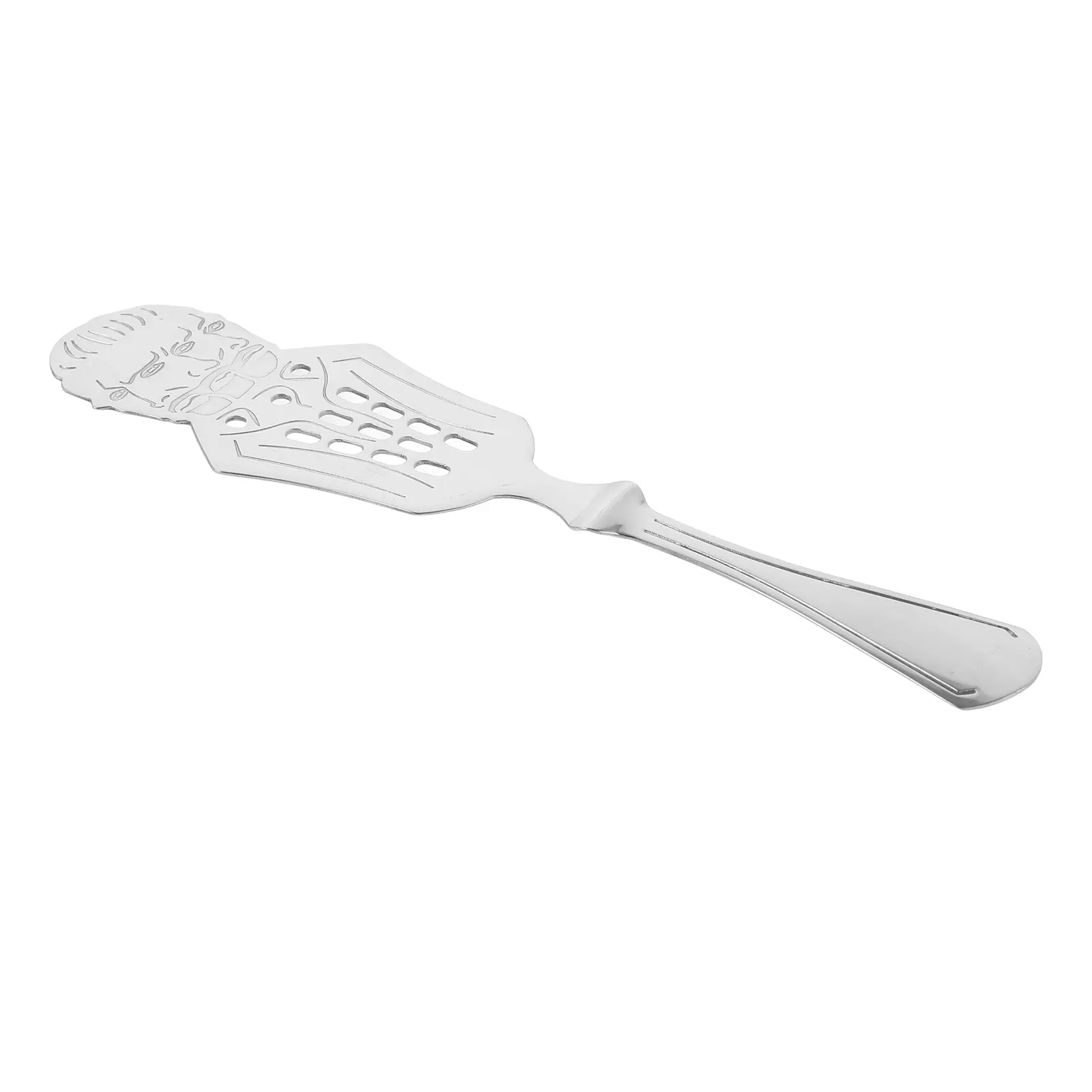 Bar Supply Hollow Bar Absinthe Spoon Sugar Cube Absinthe Fountain Stainless Steel Spoons Strainer Filtering Practical Present