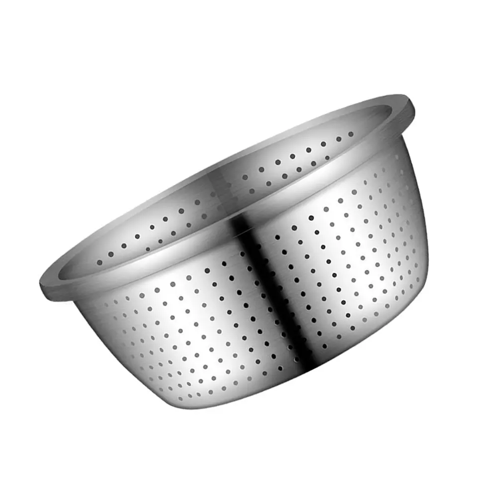 304 Stainless Steel Drain Basin Vegetable Draining Basket Kitchen Food Tool Bowl