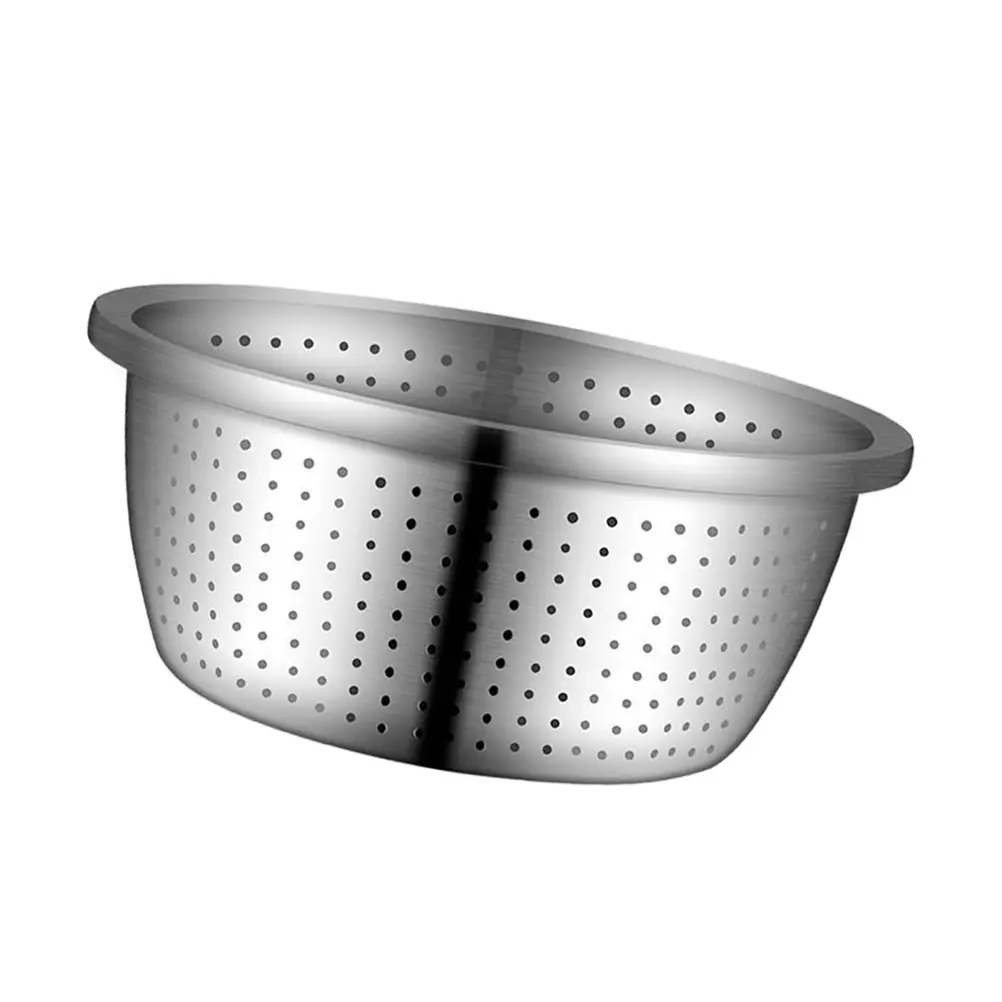 304 Stainless Steel Drain Basin Vegetable Draining Basket Kitchen Food Tool Bowl