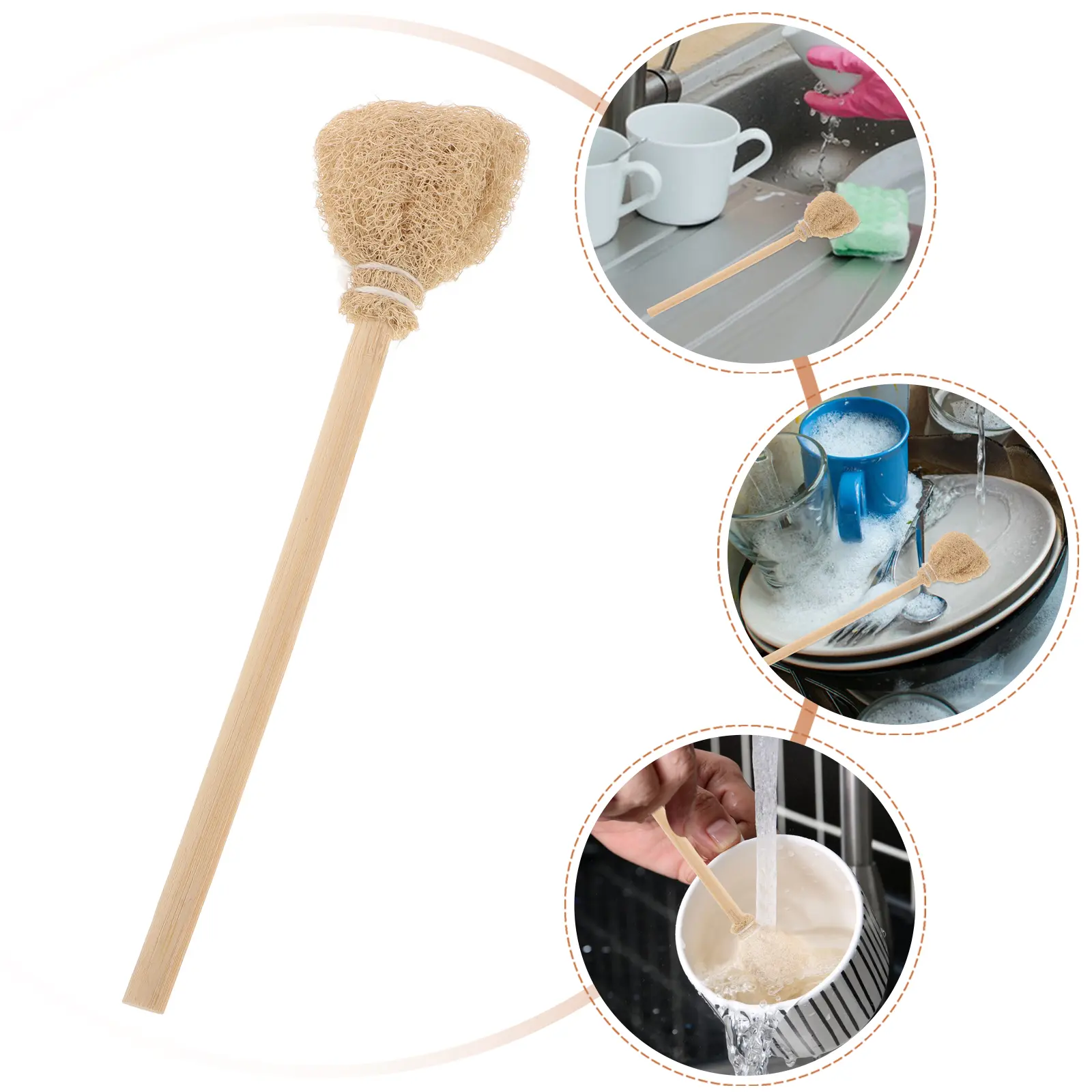 Teapot Water Cup Brush Cleaning Brushes Bottle Cleaner for Kitchen Washing Boil