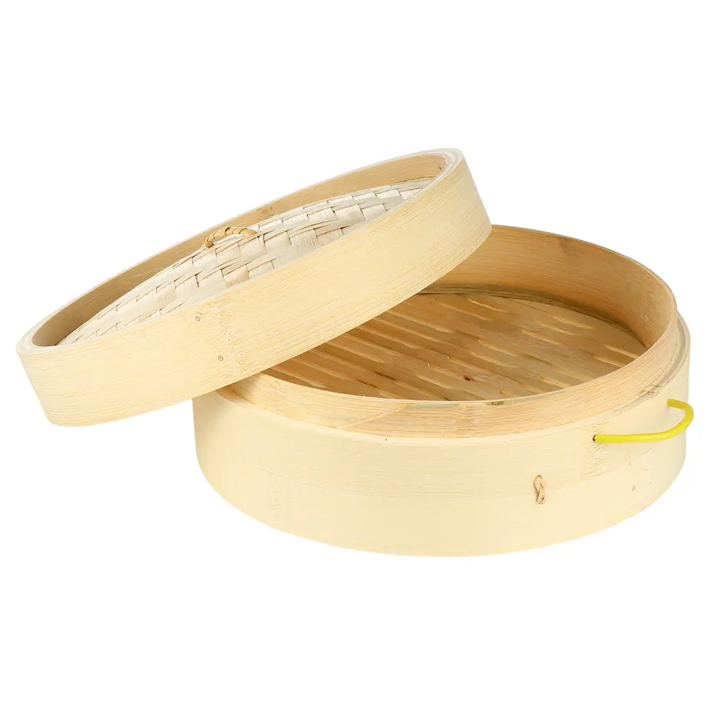 Bamboo Steamer Multi layer Food Steamer Kitchen Tool Large Capacity Lid Bamboo Material Vitamin Preservation Steaming