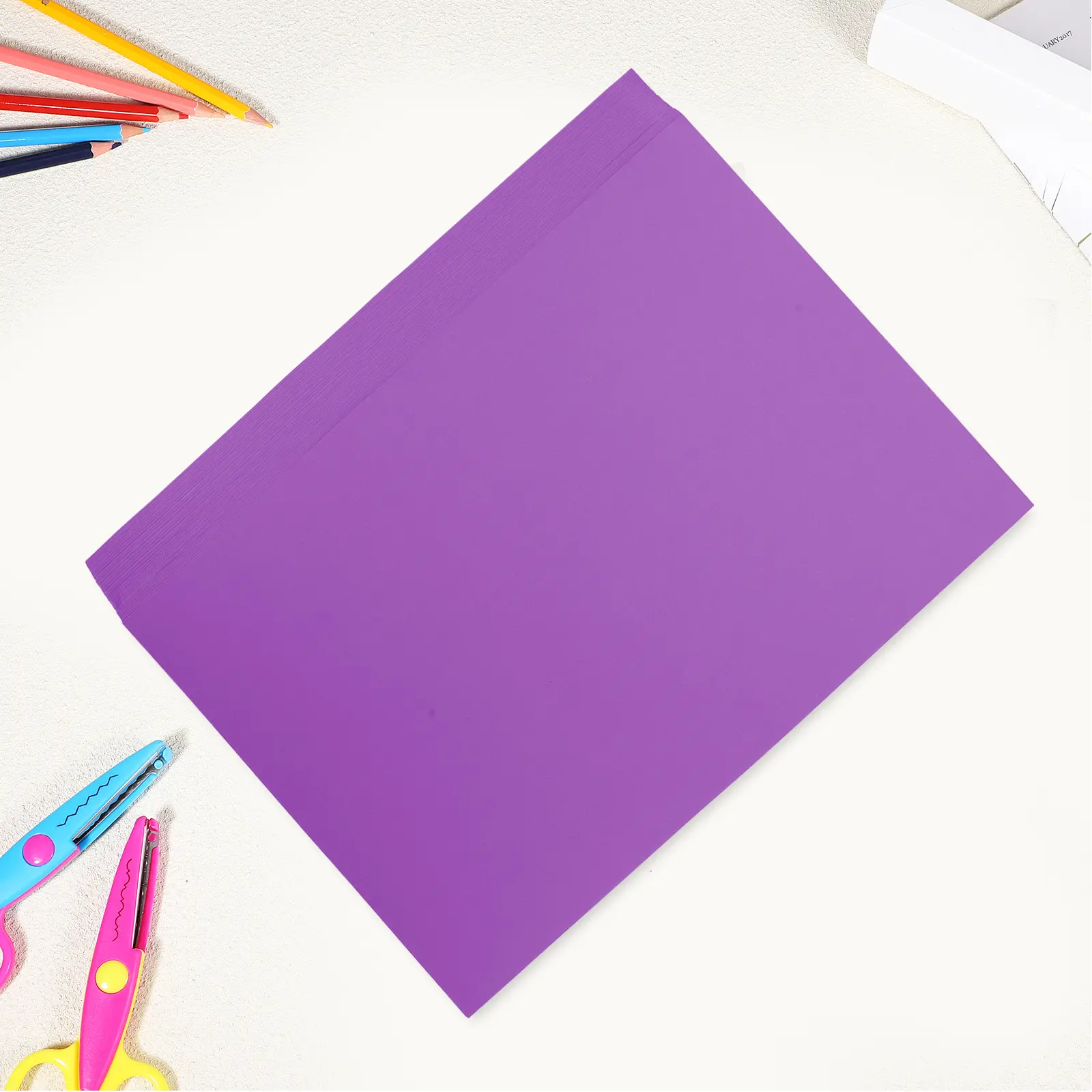 50 Sheets Color Cardboard Stock for Printing Bulk Cardstock Scrapbooking Paper Cover Thick Painting Jam Craft Making