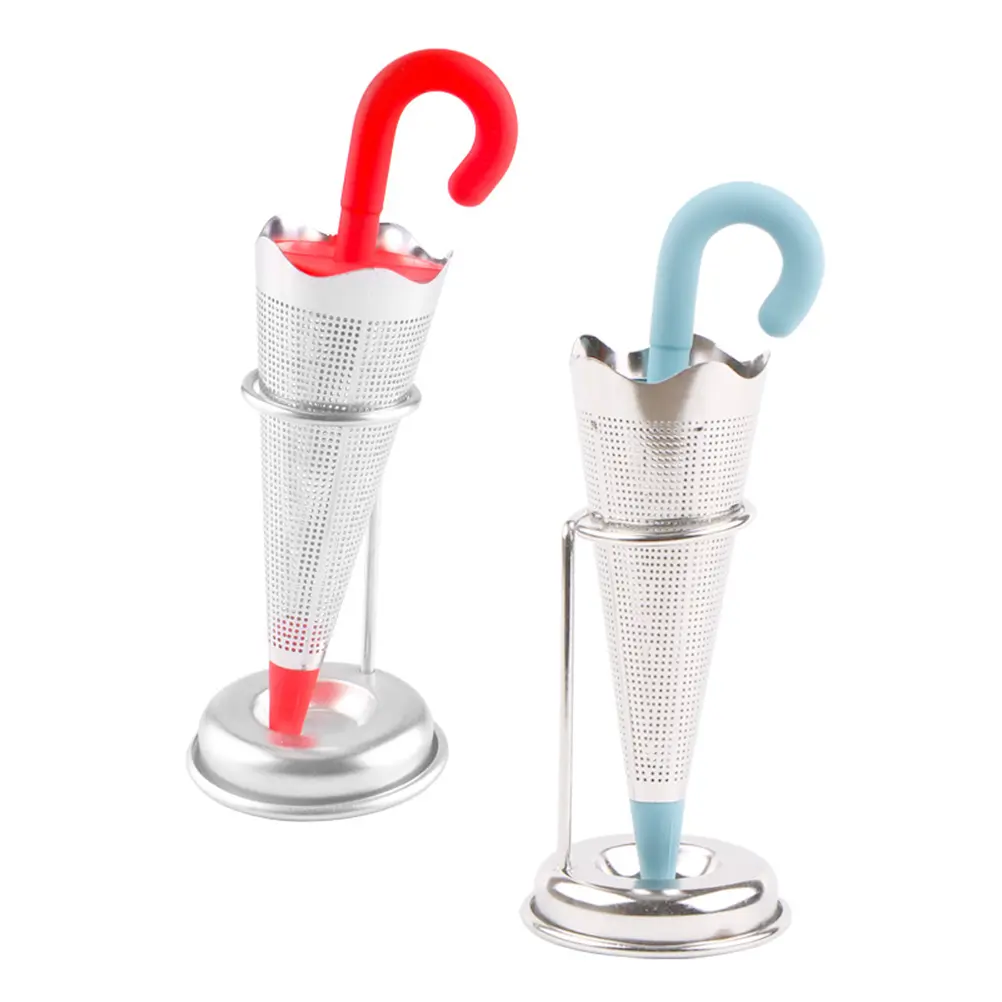 2Pcs Stainless Steel Tea Strainer High Temp Home Office Loose Leaf Infuser Fine Filter Kitchen Bar Tool