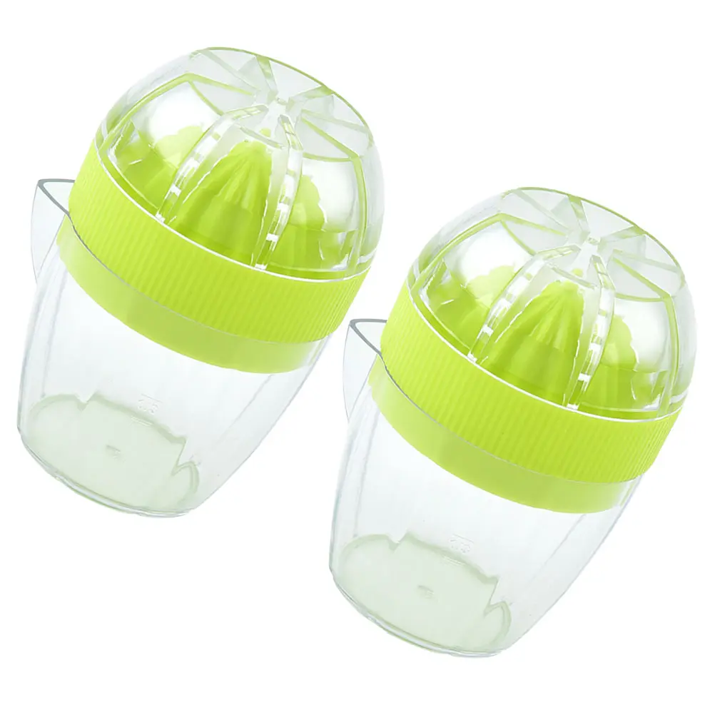 Safe Manual Juice Maker Citrus Juicer Portable Lemon Squeezer Kitchen Fruit Squeezer Home Bar Tool 2Pcs