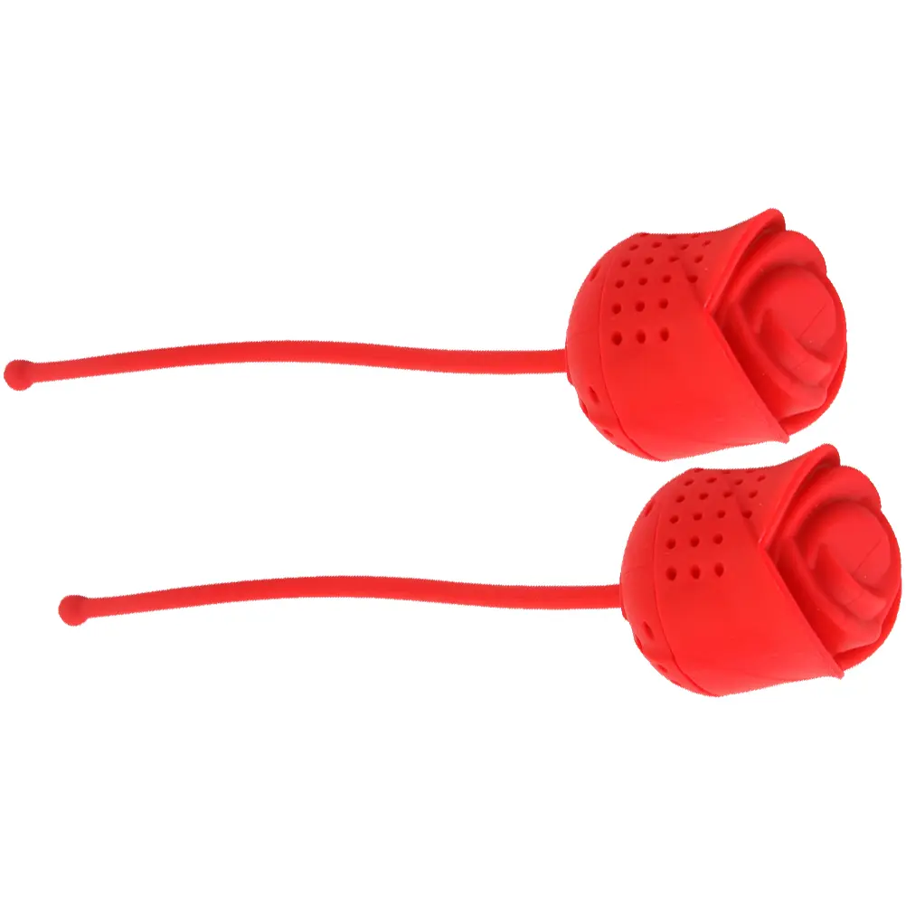 s Silicone Bag Red Color Loose Infuser Strainer Travel Loose Infuser Kitchen Tea Accessories Gift Idea for Tea Lovers