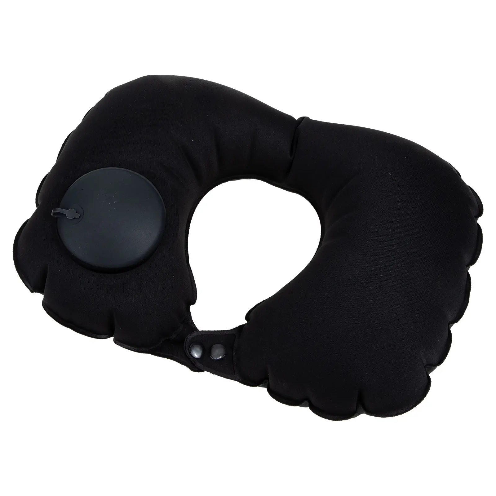 Inflatable U shaped Pillow Travel Neck Long Flight Milk Silk Comfort Airplane Trip Essential Soft Material Design