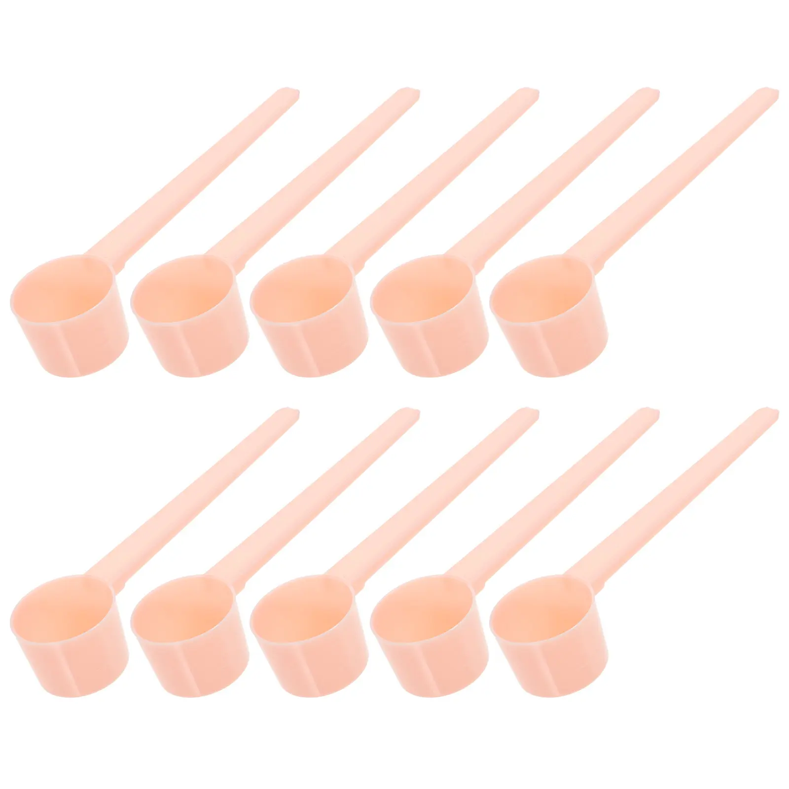 20pcs Coffee Spoon Reusable Plastic Measuring Scoop for Milk Powder Tea Baking Soda Spice Condiments Household Tools