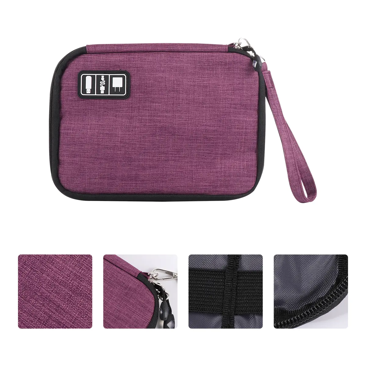 Digital Storage Bag PVC Material Multi functional Travel Accessories ganizer For Cable Earphone Holder Durable Portable