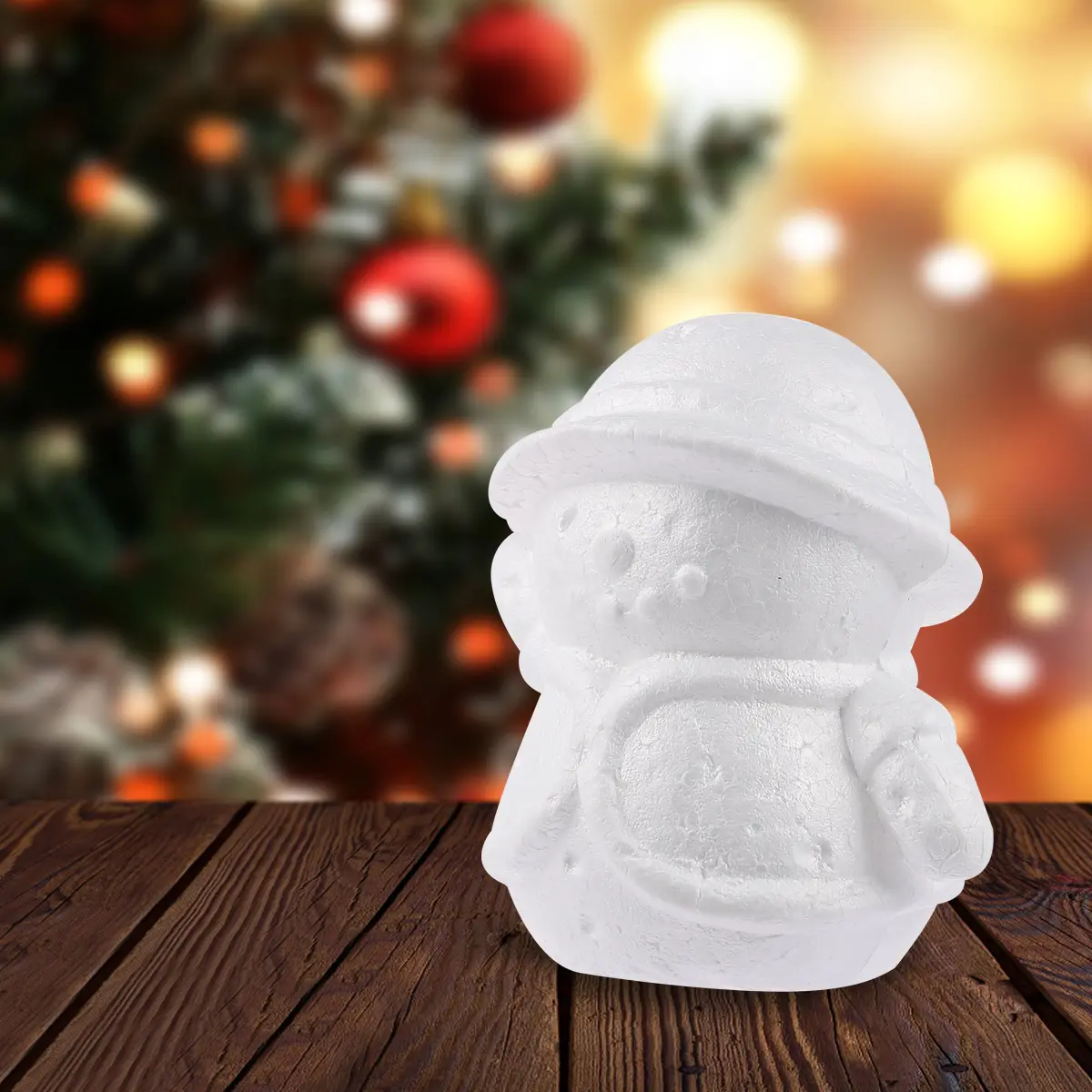 3pcs Ball Lightweight Adornment For Kids Christmas Christmas Diy Snowman Snowman Adornment Gift Toy