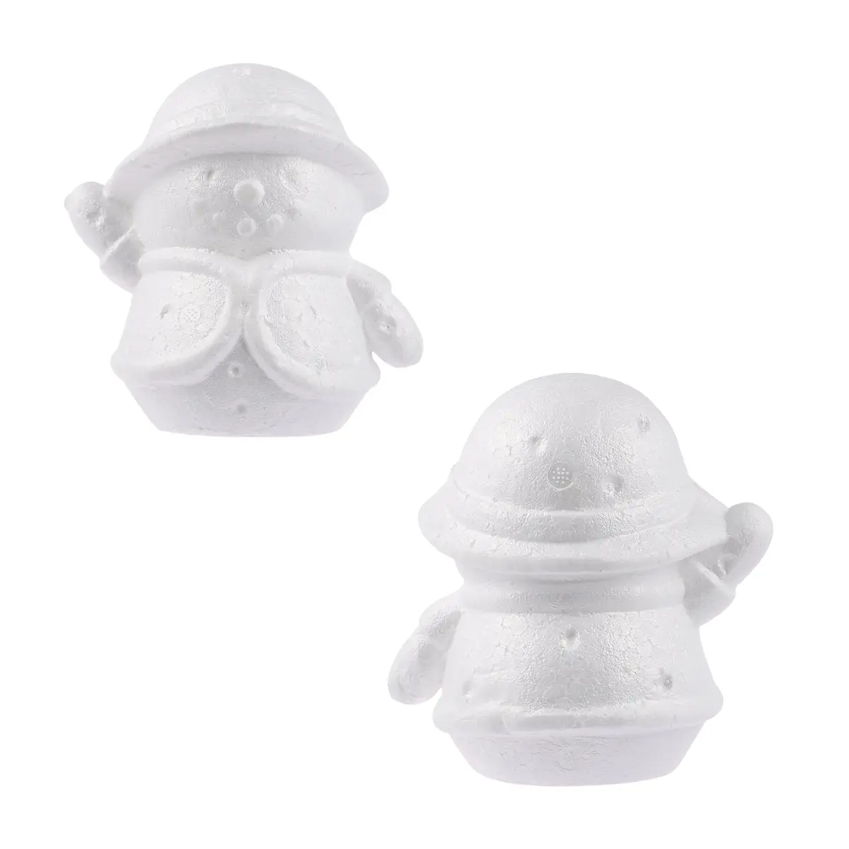 3pcs Ball Lightweight Adornment For Kids Christmas Christmas Diy Snowman Snowman Adornment Gift Toy