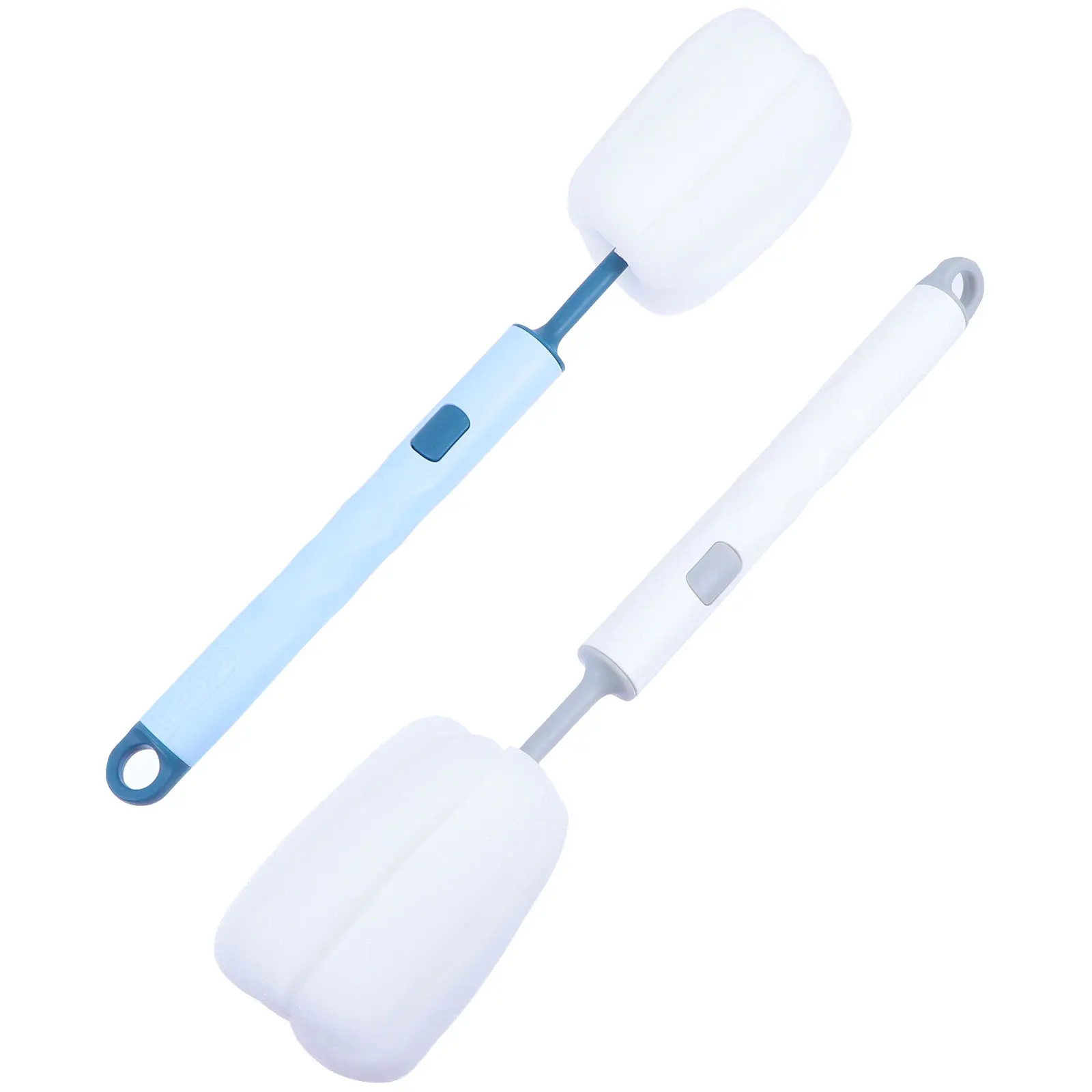 2pcs Cup Cleaning Brush Long Handle Reusable Bottle Scrubber Easy Wash for Glass Baby Bottles Small Cups Container Gift Kids