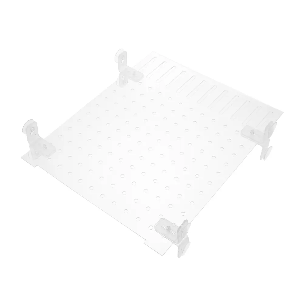 Fish Tank Grid Divider Isolation Board Aquarium Suction Cups Transparent Acrylic