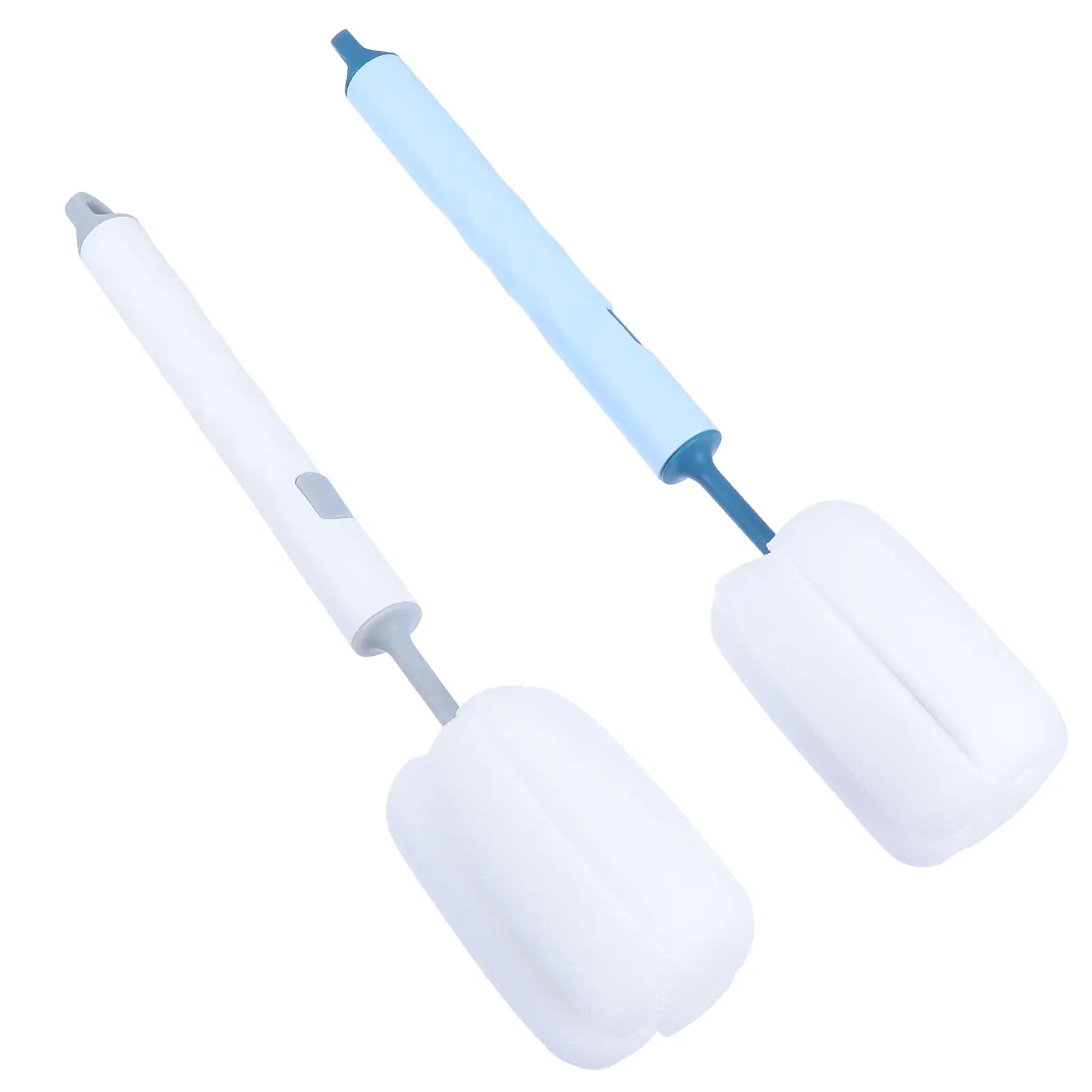 2pcs Cup Cleaning Brush Long Handle Reusable Bottle Scrubber Easy Wash for Glass Baby Bottles Small Cups Container Gift Kids