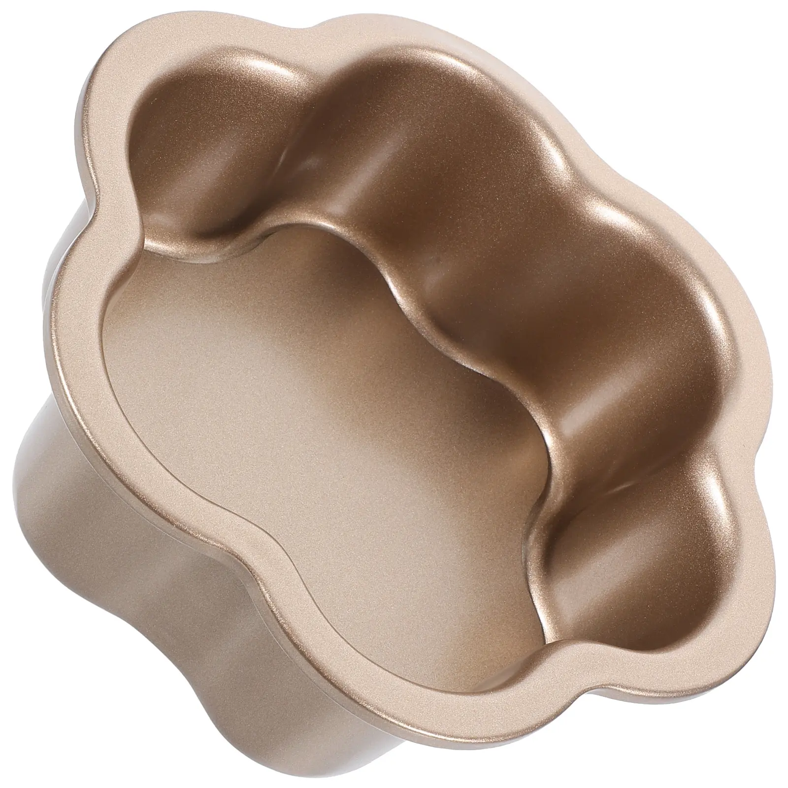 Carbon Steel Plum Blossom Mold Non-Stick Baking Pan Removable Bottom Mini Cheesecake Molds Flan Pans Blossom Shaped