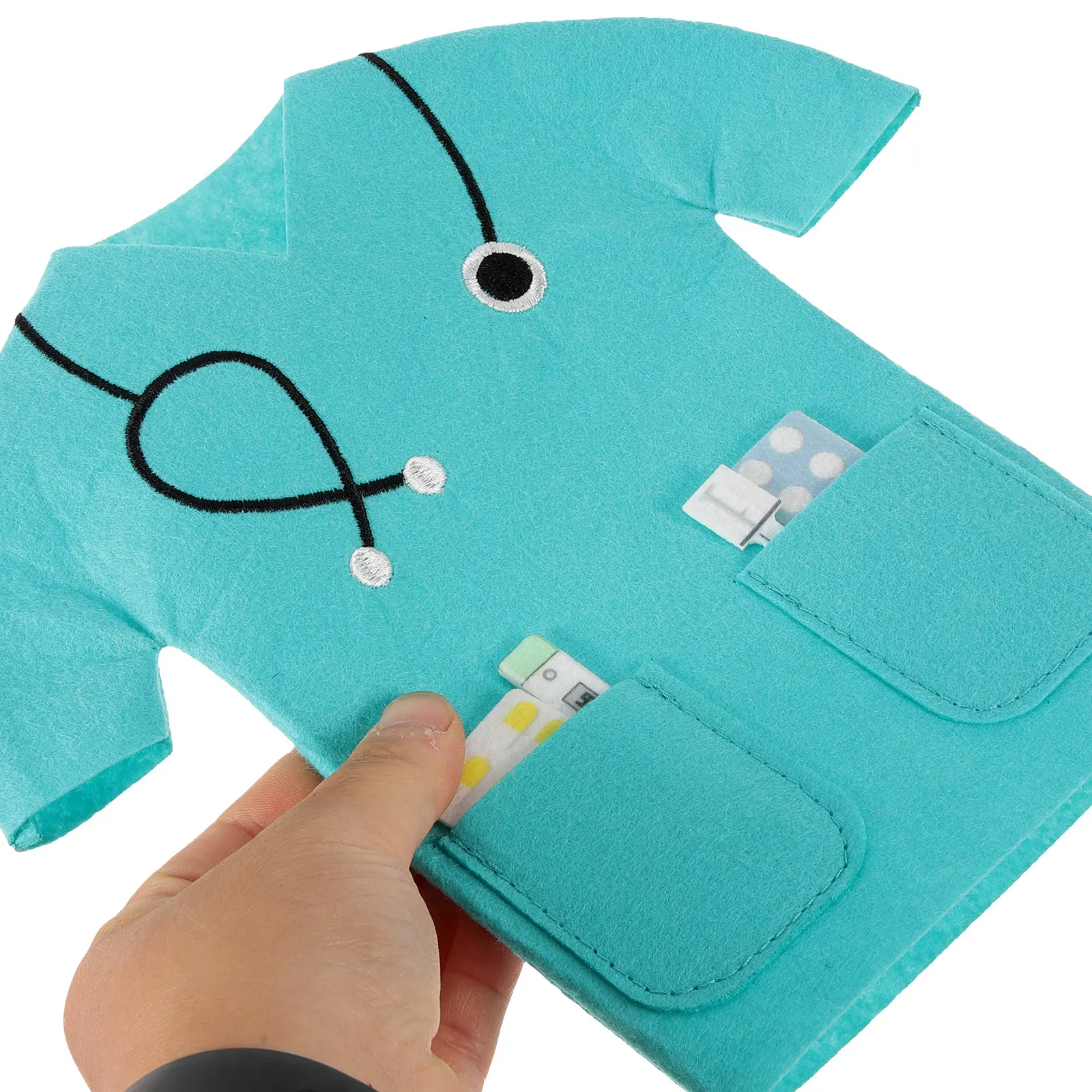 2Pcs Bag Bottle Nurse Bags Decorative Reusable Gift Pouch Non-woven Fabric Coat Blue Storage Practical Kitchen