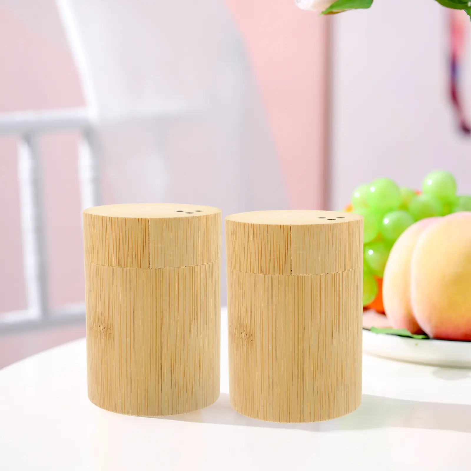 Bamboo Toothpick Holder for Home Kitchen Cafe Restaurant Delicate Dispenser Reusable Container Desktop Accessory Travel