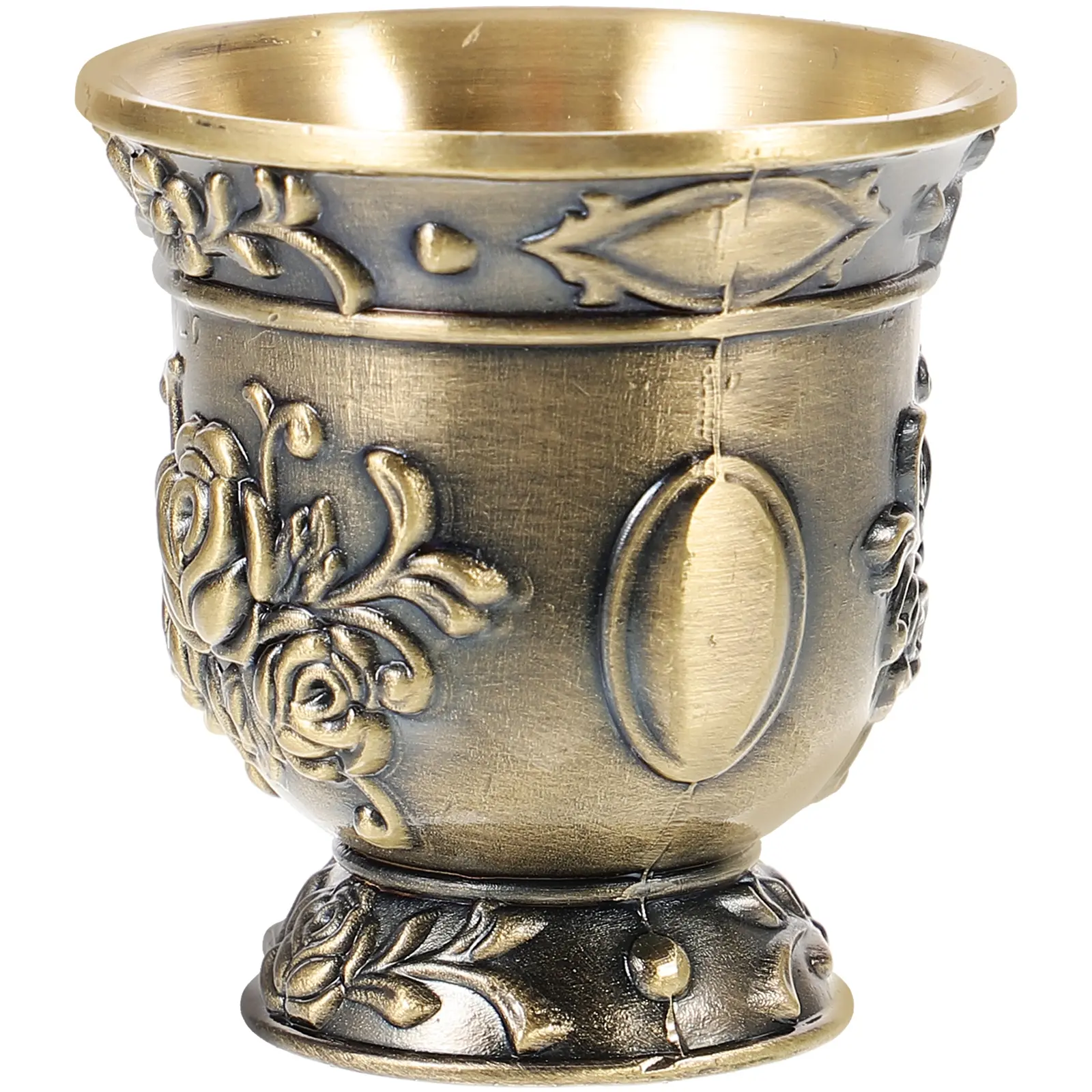 Bronze Drink Cup Metal Beverage Mug For Family Gathering Party Tea Tumbler Liquor Container Vintage Cups Drinkware