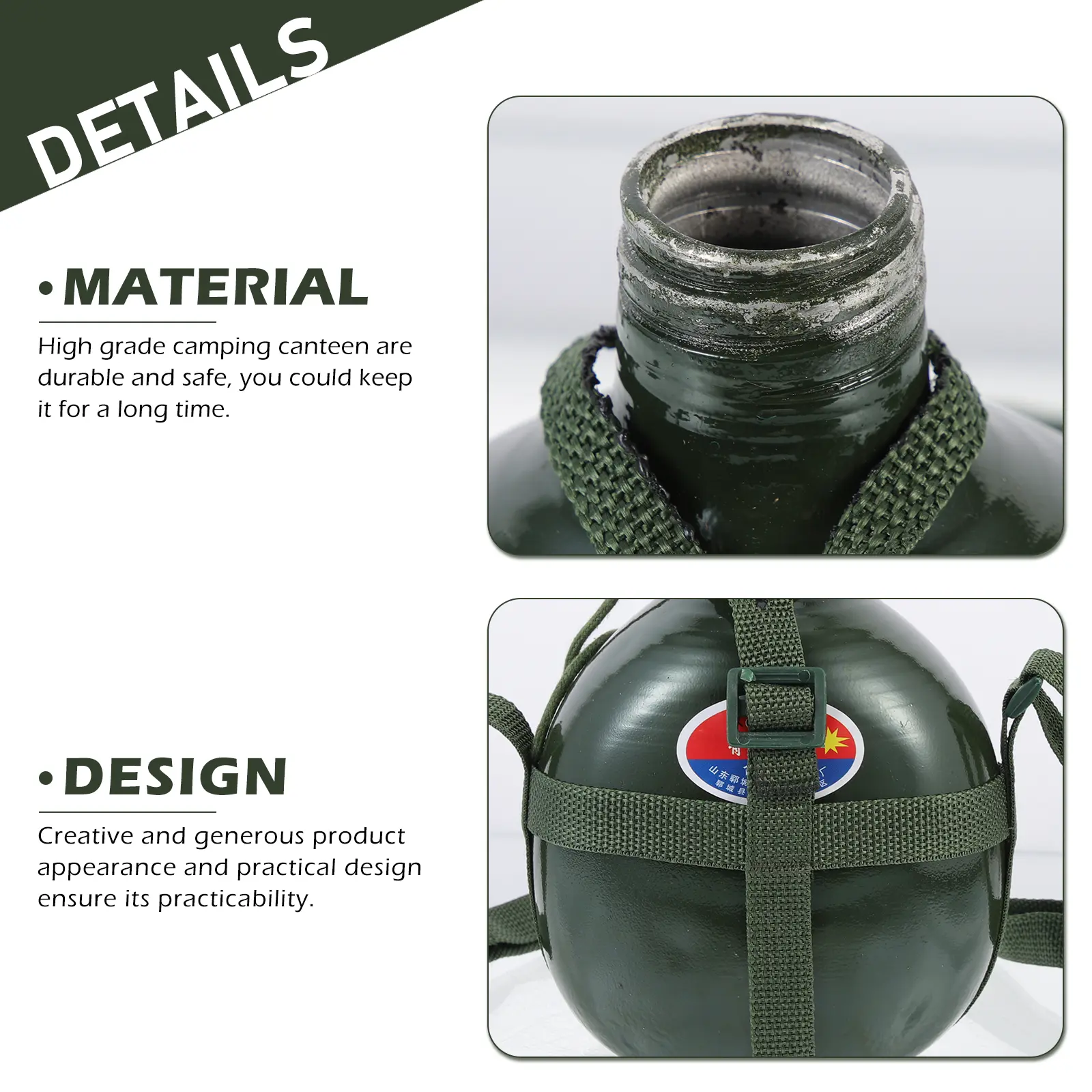 Kettle Durable Safe Wear Resistant Compact Portable Camping Hiking Travel Outdoor Large Capacity Aluminum