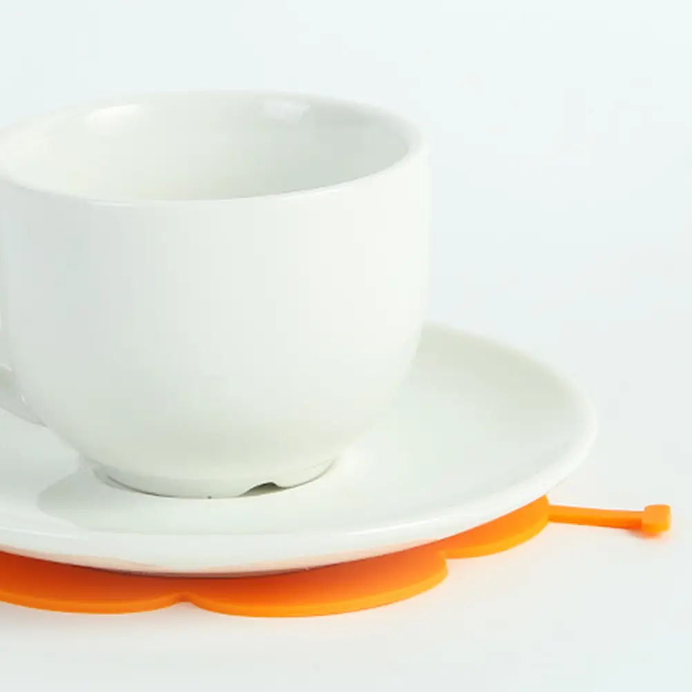 5pcs Silicone Suction Bowl Mats Place Cutlery Tableware Pads Suckers Cup Mats for Babies Toddler Highchair