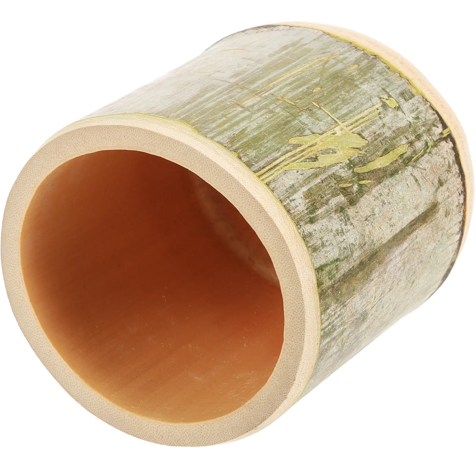 Bamboo Cup Ice Cream Dessert Coffee Bamboo Cup For Coffee Milk Tea Water Drinks Portable Home Kitchen Bar Restaurant Use