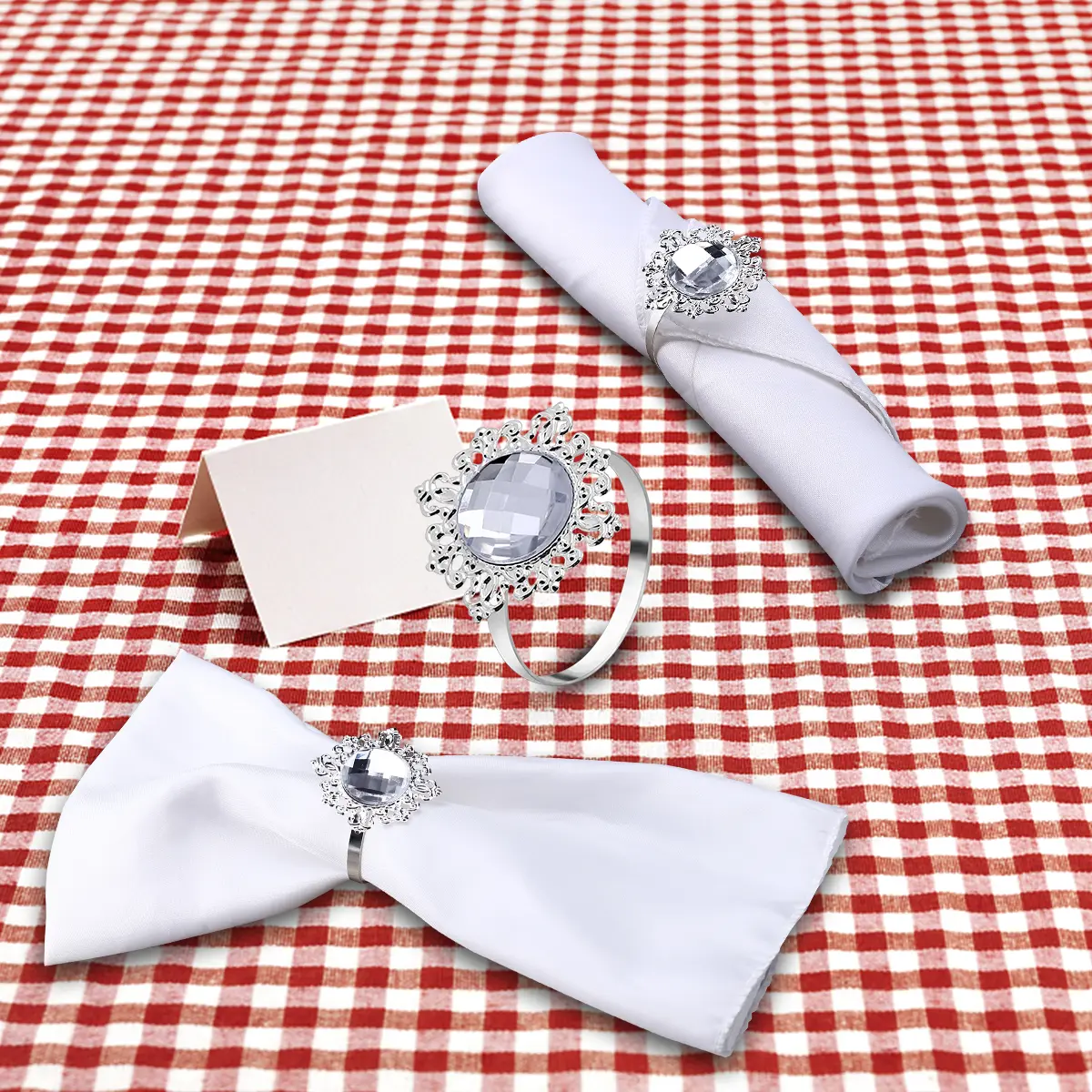 Napkin Ring Banquet Decorations Napkins Holders Product Wedding Rings Serviette Unique Bridal Shower