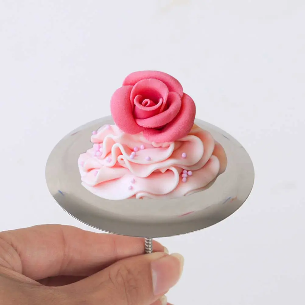 4 Pcs Pipe Set Cake Flower Decorating Kit Nail Large Design Tools Lifters Needle Baking