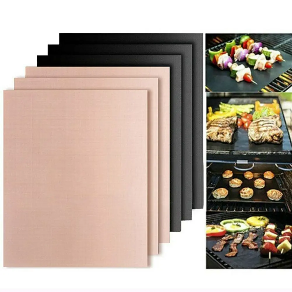Non-stick Mesh Mat Barbecue Portable Outdoor BBQ High Temperature Resistance Grill Mats for
