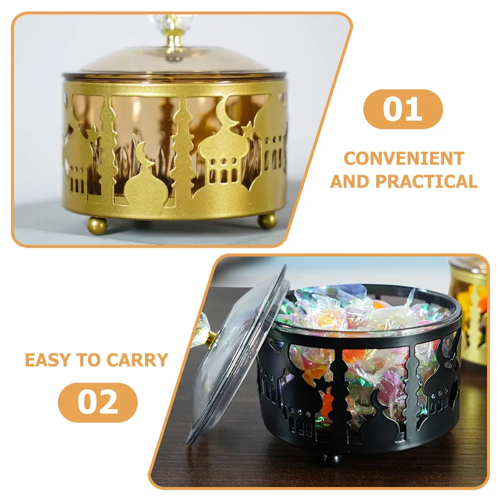 2 Pcs Snack Candy Tray Dried Fruit Container Chocolate Wrapping Boxes Storage Jewelry Wedding Favor Party Home Decor