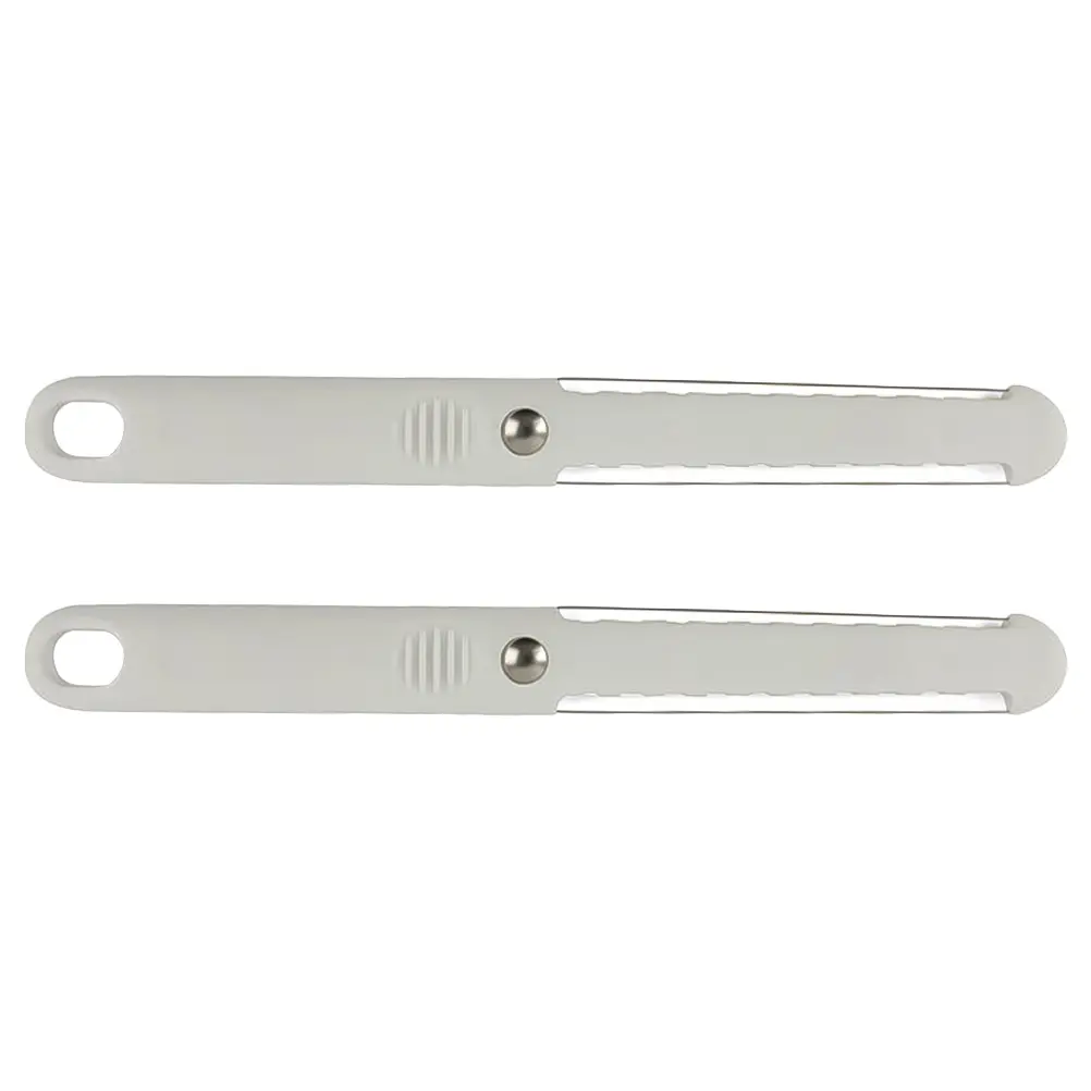 2pcs Plastic Cheese Slicer Butter Cutter Kitchen Tool Food Grade Non Slip Handle Cutting Safe Use Space Saving
