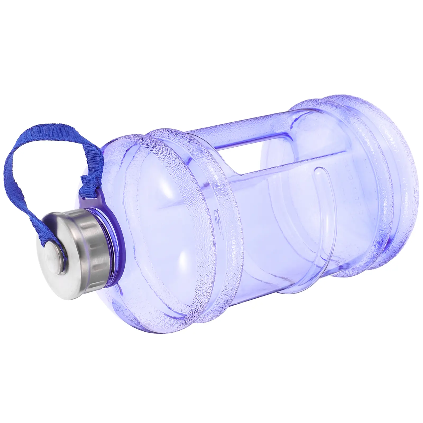 2.2L Sport Bottle Large Capacity Drinking Water Leak Proof Kettle Outdoor Transparent PETG Safe Harmless Anti Slip H