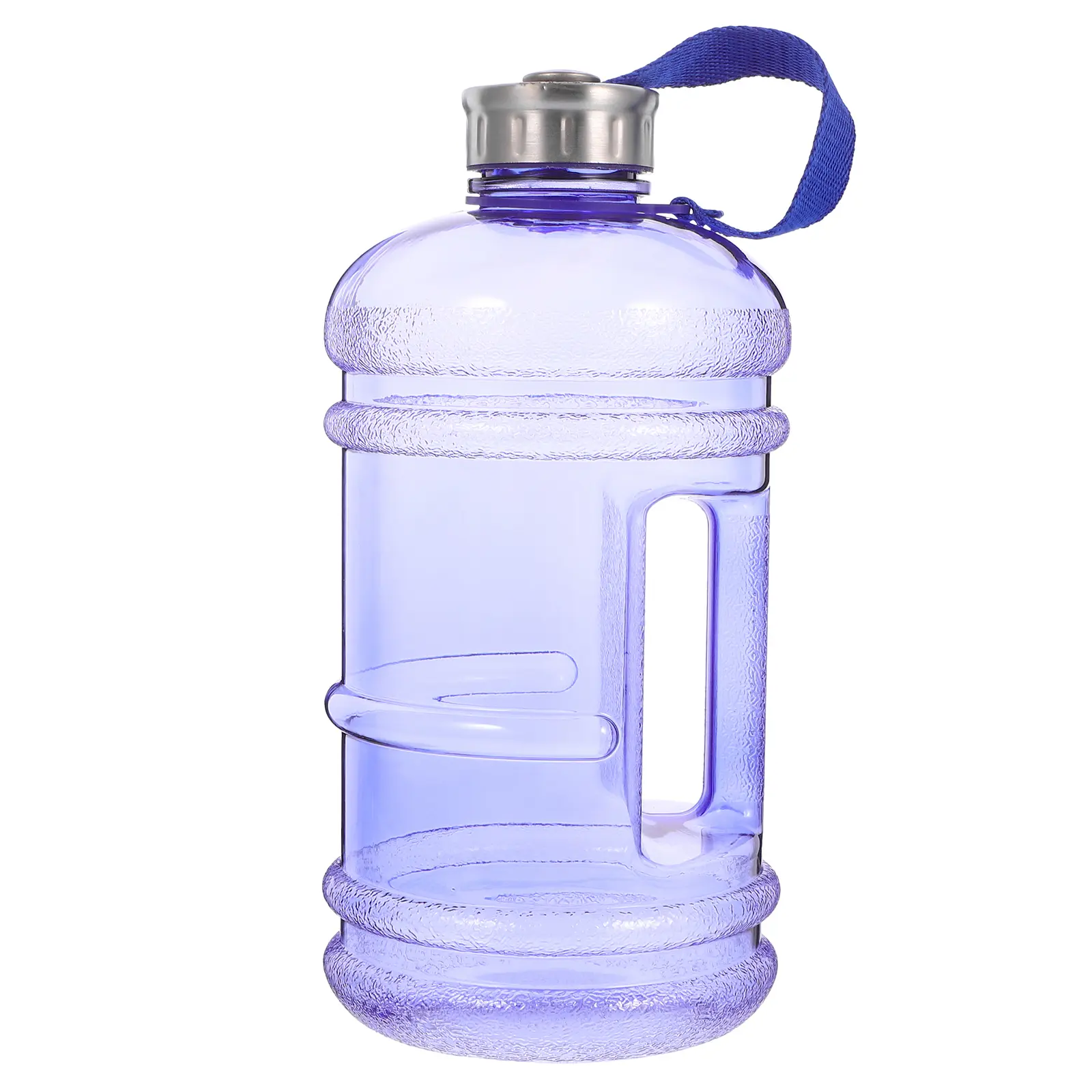 2.2L Sport Bottle Large Capacity Drinking Water Leak Proof Kettle Outdoor Transparent PETG Safe Harmless Anti Slip H