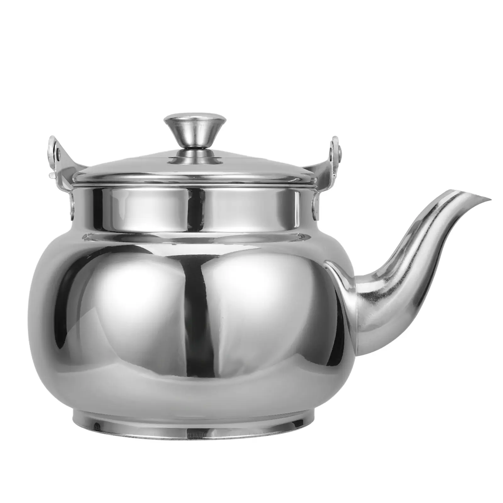 Stainless Steel Teapot 1 5L Gold Kettle for Home Kitchen Camping All Stove Tops Induction Gas Wide Use Tea Drinks Safe Handle