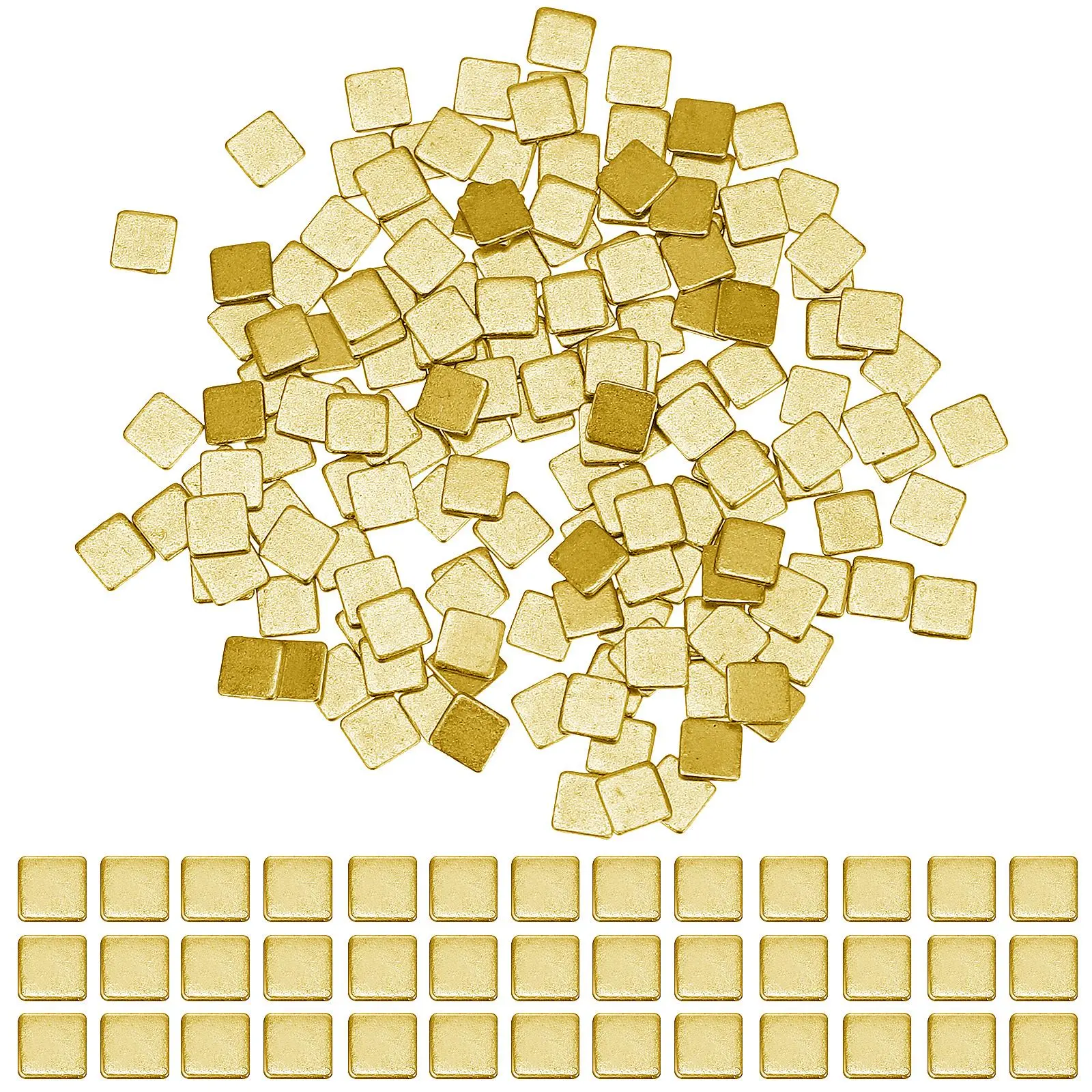 150 Pcs Gold Plated Contacts Electronics Solder Chip Jewelry Repair Kit Copper Soldering Chips Precut Solder For Making Welding